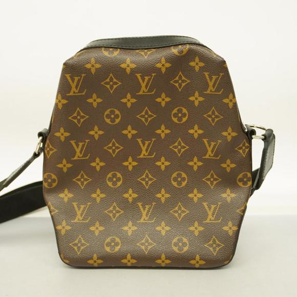 LOUIS VUITTON Shoulder Bag Monogram Macassar Torres PM M40635 Brown Black Men's - Picture 10 of 10